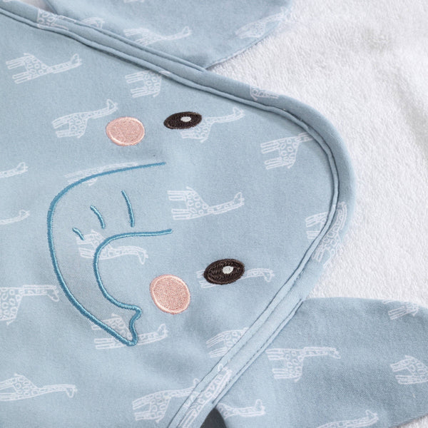 Hooded Towel- Elephant - Wild Safari HTE