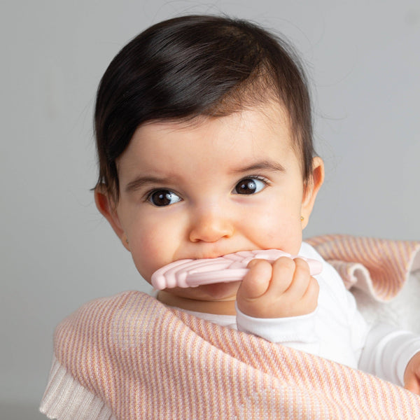 2pk Silicone Teether - Stars & Cloud Pink TSC