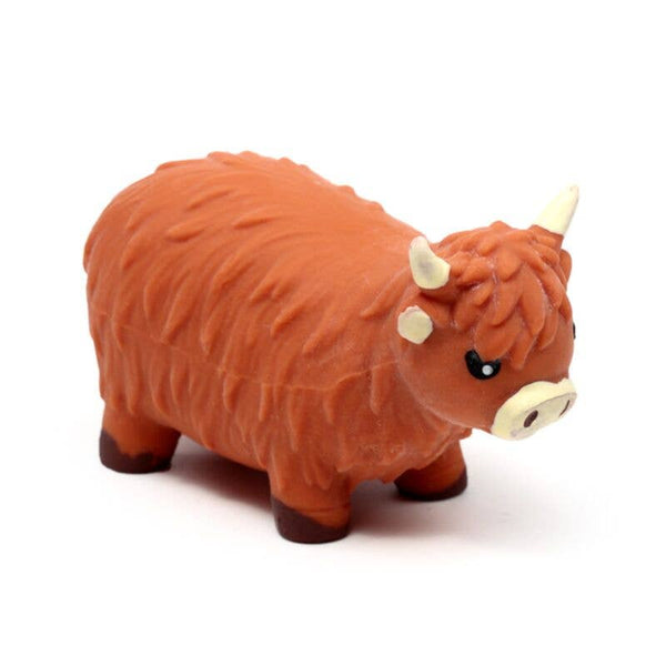 Stretchy Highland Coo Cow Toy