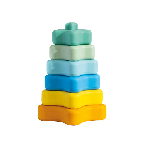 Playground Silicone Stacking Tower Star - Sorbet STS