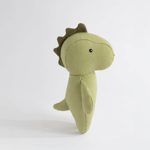 Linen Animal - Dennis the Dinosaur - Small LDD 💚