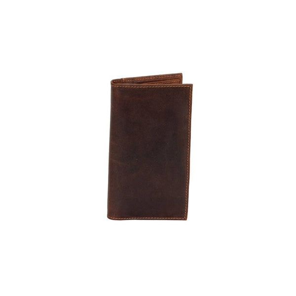 Greenwood Leather “Monroe” Ladies’ Long Leather Wallet – Rodeo Style Checkbook Wallet with RFID Protection GLM