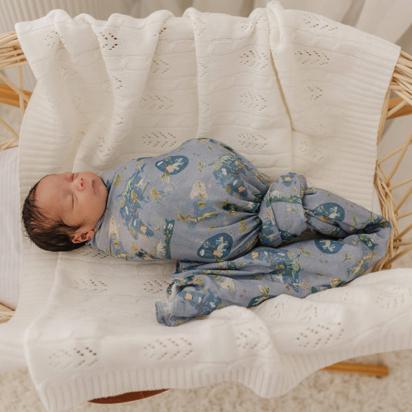 Dinosaurs of the World Muslin Wrap/Swaddle DMW