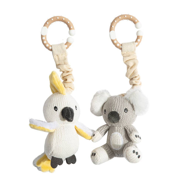 2pk Stroller Toy - Koala & Cockatoo SKC 💚