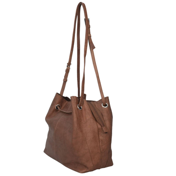 Cenzoni Leather Large Women's Shoulder Bag CLPB