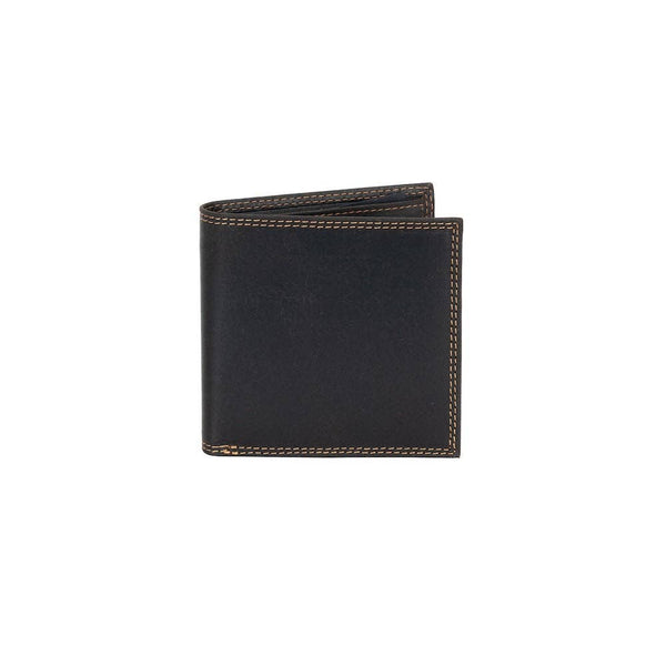 Greenwood Leather “Auckland” Men’s Bifold RFID Wallet – Genuine Leather Slim Wallet with Gift Box GWA