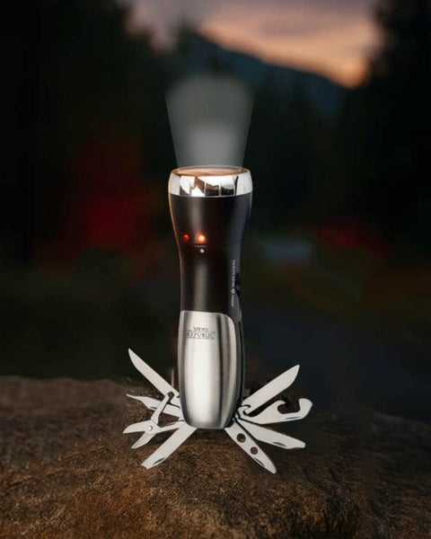 Men's Republic Multi-Tool Survival Flashlight - 10 Functions MTS
