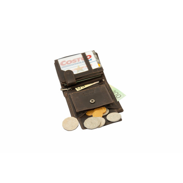 Men's Leather Wallet Tyler - Brown GW8115BRN MLB