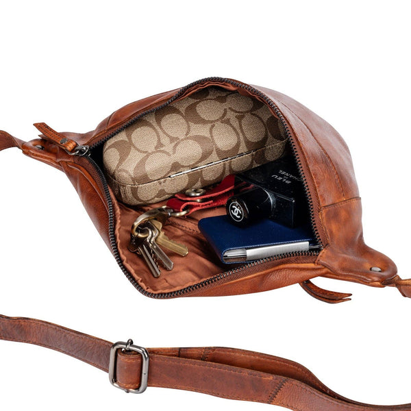 Womens Leather Bum Bag - Lina GWLB