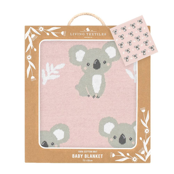 Australiana Baby Blanket - Koala/Blush BBK