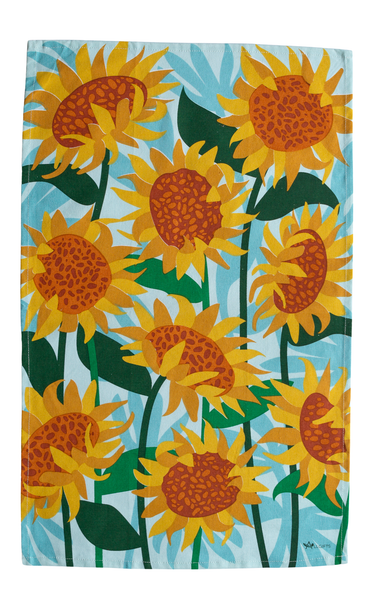 Tea Towel - Sunflowers TTS