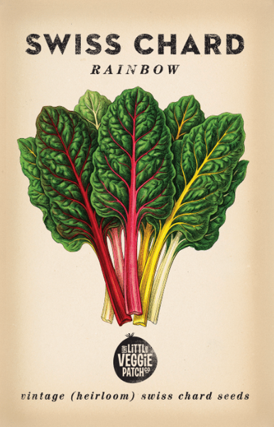SEEDS - Swiss chard 'Rainbow' Heirloom Seeds SCR
