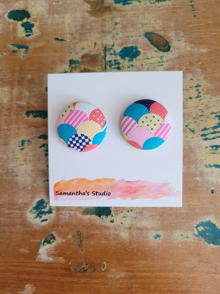 Earrings - Mermaid Button stud earrings SSM