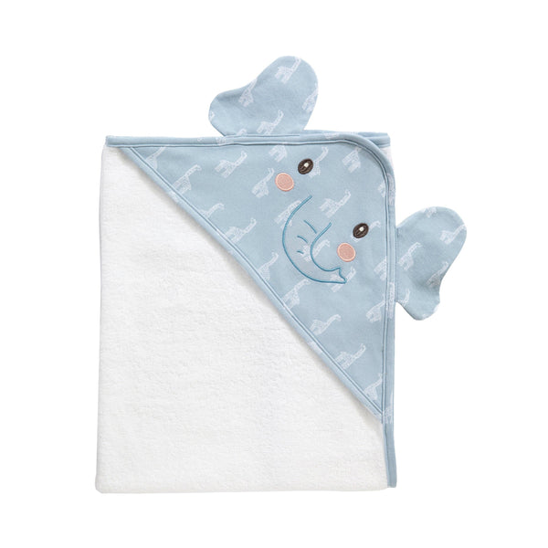 Hooded Towel- Elephant - Wild Safari HTE