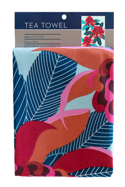 Tea Towel - Waratah TTW .