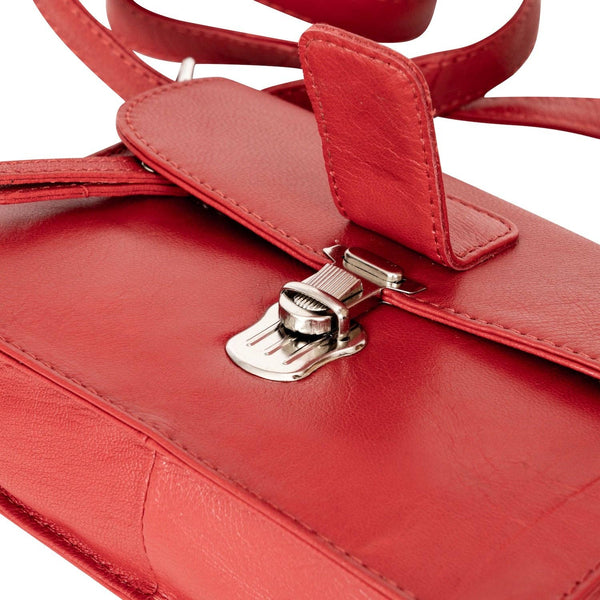 Leather Mobile Bag GW6814 Red LMR
