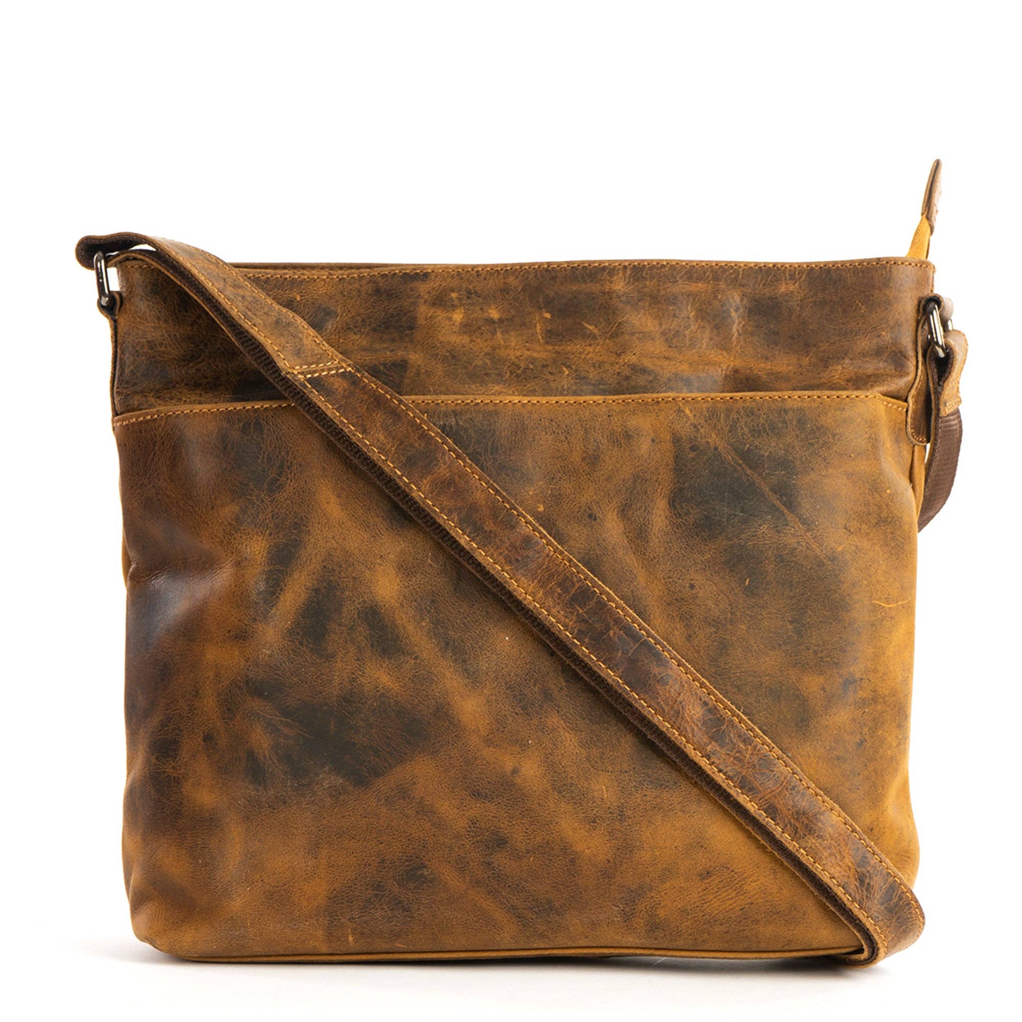 Greenwood Leather - Women Shoulder Bag Camel GWSC