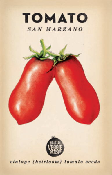 SEEDS - Tomato 'San Marzano' Heirloom Seeds TSM