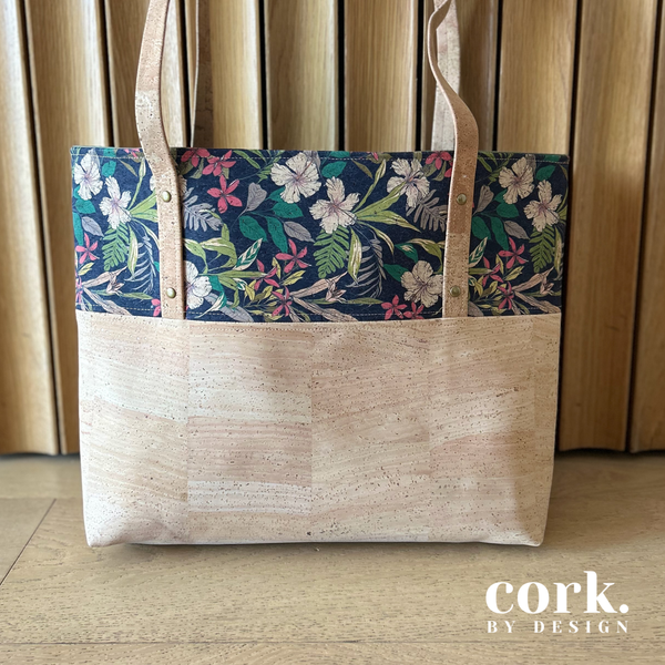Guida Cork Tote Bag - Midnight CTL