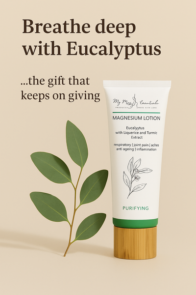 Magnesium Body Lotion Eucalyptus with Liquorice + Turmeric Extract MLT