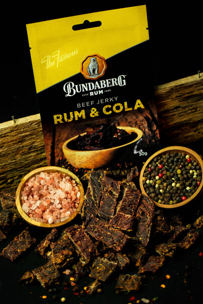 Bundaberg Rum 'Rum & Cola' Beef Jerky 30g BRJ