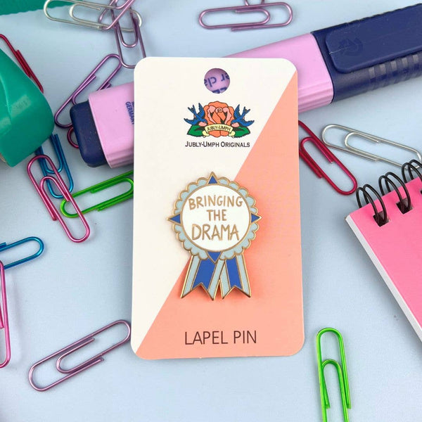 Jubly-Umph Lapel Pin - Bringing The Drama Award Lapel Pin 🌟