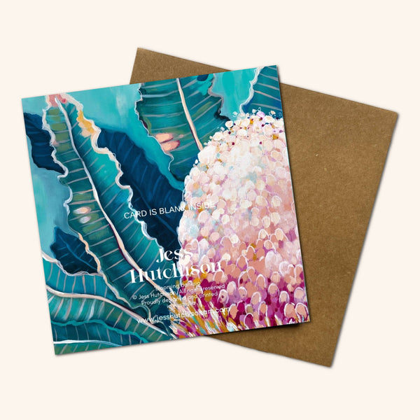 Blooming Banksia Greeting Card BBG 💚