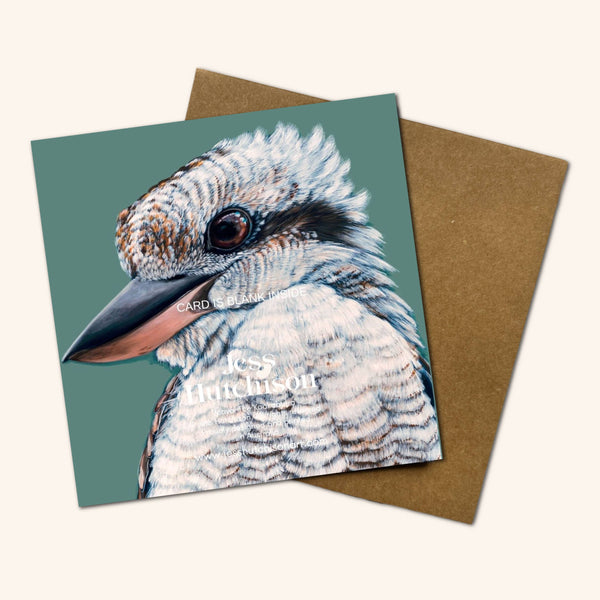 Maya the Kookaburra Greeting Card JMK 💚