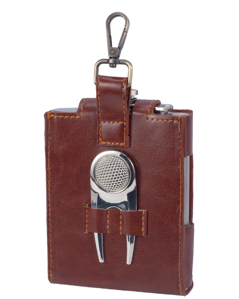 Men's Republic Golfers Luxury Hip Flask Set GHF