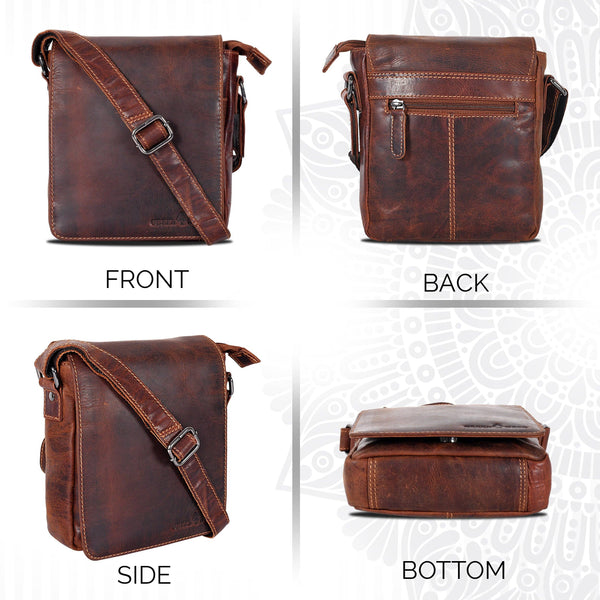 Leather Shoulder Bag Luna - Sandal GW191048SAN LSL