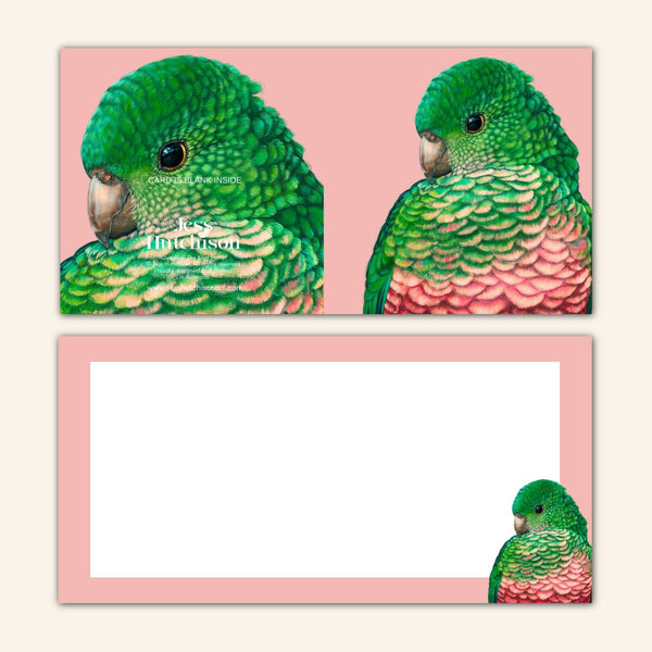 Queenie the King Parrot Greeting Card QKP 💚