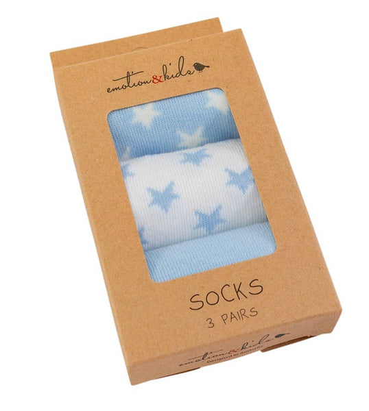 Hearts & Stars (3 Pack) Sock - Baby/Toddler BSA