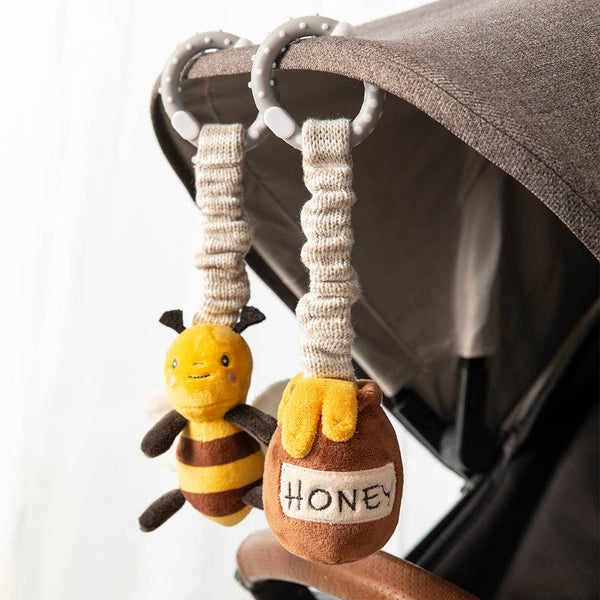 2pk Stroller Toy - Bee & Honey Pot SBH 💚