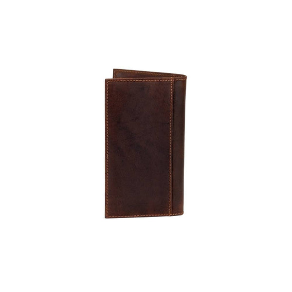 Greenwood Leather “Monroe” Ladies’ Long Leather Wallet – Rodeo Style Checkbook Wallet with RFID Protection GLM