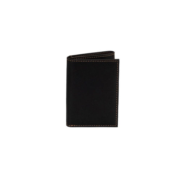Greenwood Leather “Wellington” Men’s Tri-Fold RFID Leather Wallet – Dark Brown | Gift Box Included GWW