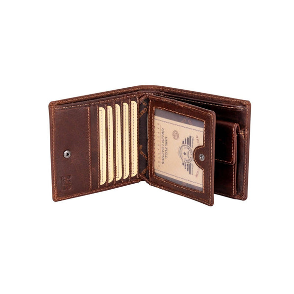 Mason RFID Leather Wallet with Coin Pocket – Sandel MLW