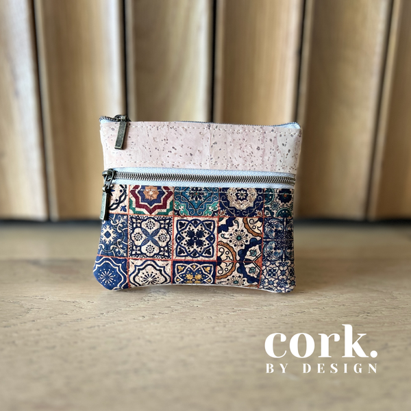 Isabel Cork Purse - Azulejo CPA