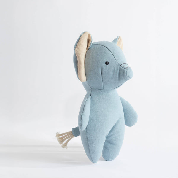 Linen Animal - Eddie the Elephant - Small LEES 💚