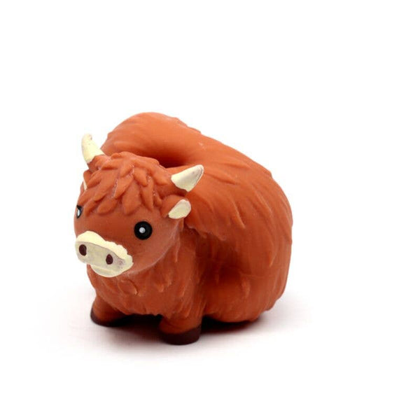 Stretchy Highland Coo Cow Toy
