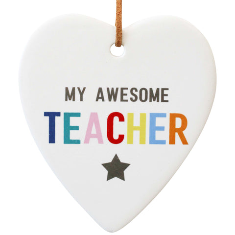 Ceramic Tag - My Awesome Teacher CMAT