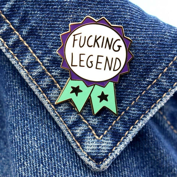 Jubly-Umph Lapel Pin - Fucking Legend Lapel Pin 💚