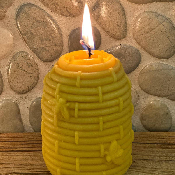 Candle - Hive & Seek - Large Bee Hive – 100% Pure Beeswax CBH