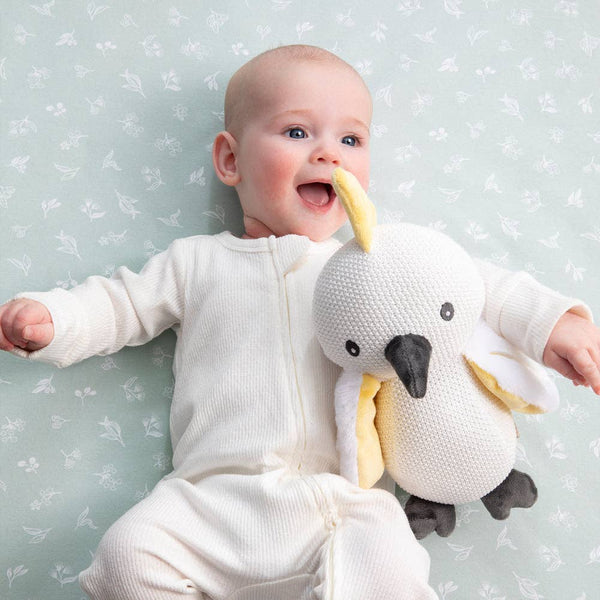 Knitted Toy - Colin the Cockatoo TCC