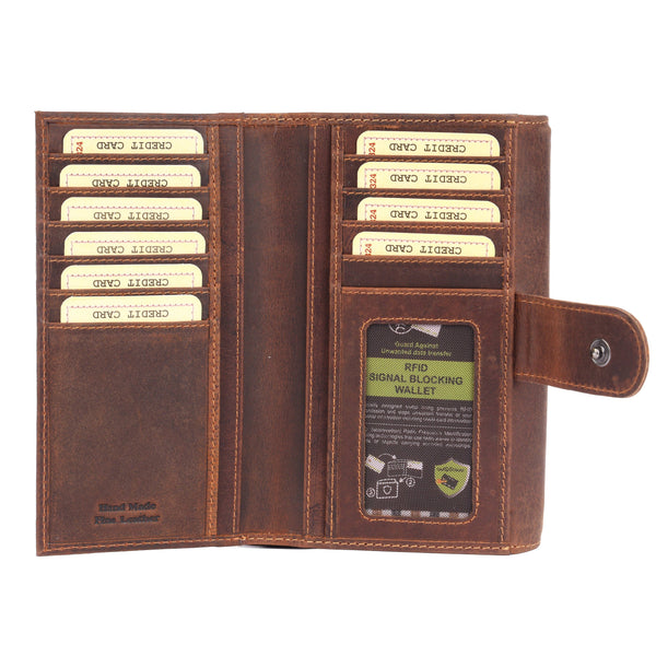 Greenwood Leather Brighton Travel Organiser Wallet GWB