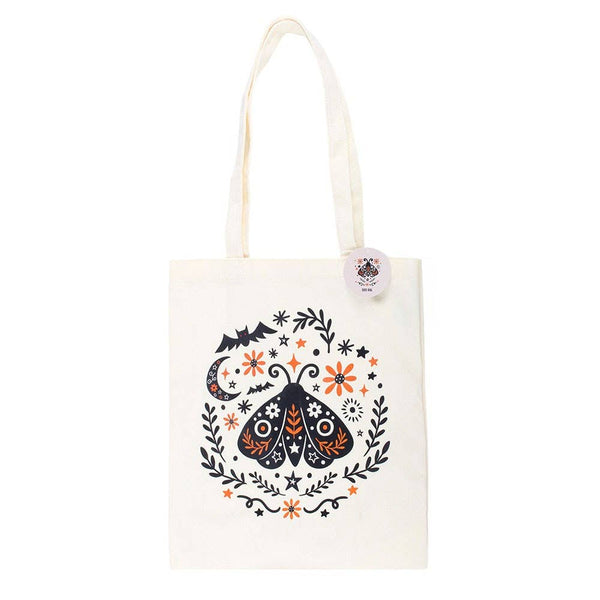Folk Moth Tote Bag FTB
