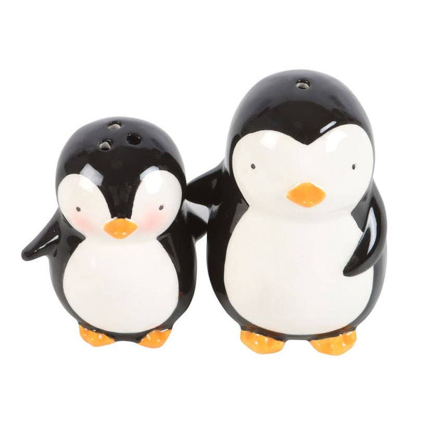 Hugging Penguins Ceramic Salt And Pepper Shakers SPP