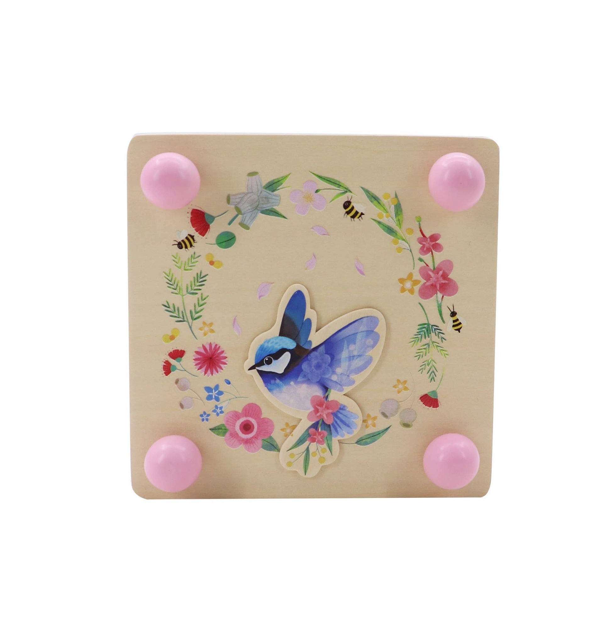 Wooden Blue Wren Flower Press (Australian Plants) WBW