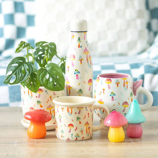 Funky Fungi Print Ceramic Mug. FFM