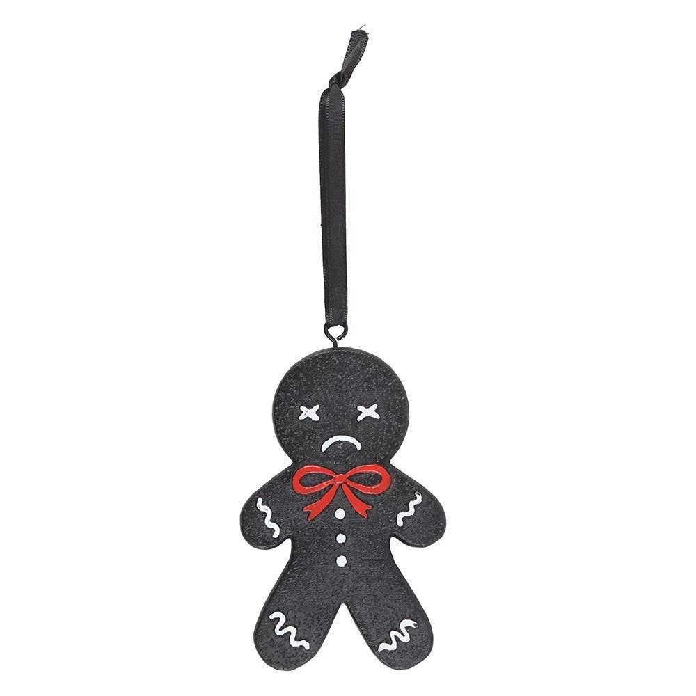 Black Gingerdead Man Hanging Ornament GDM
