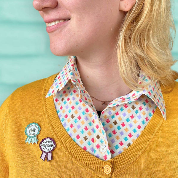 Professional Nap Taker Award Lapel Pin 💚